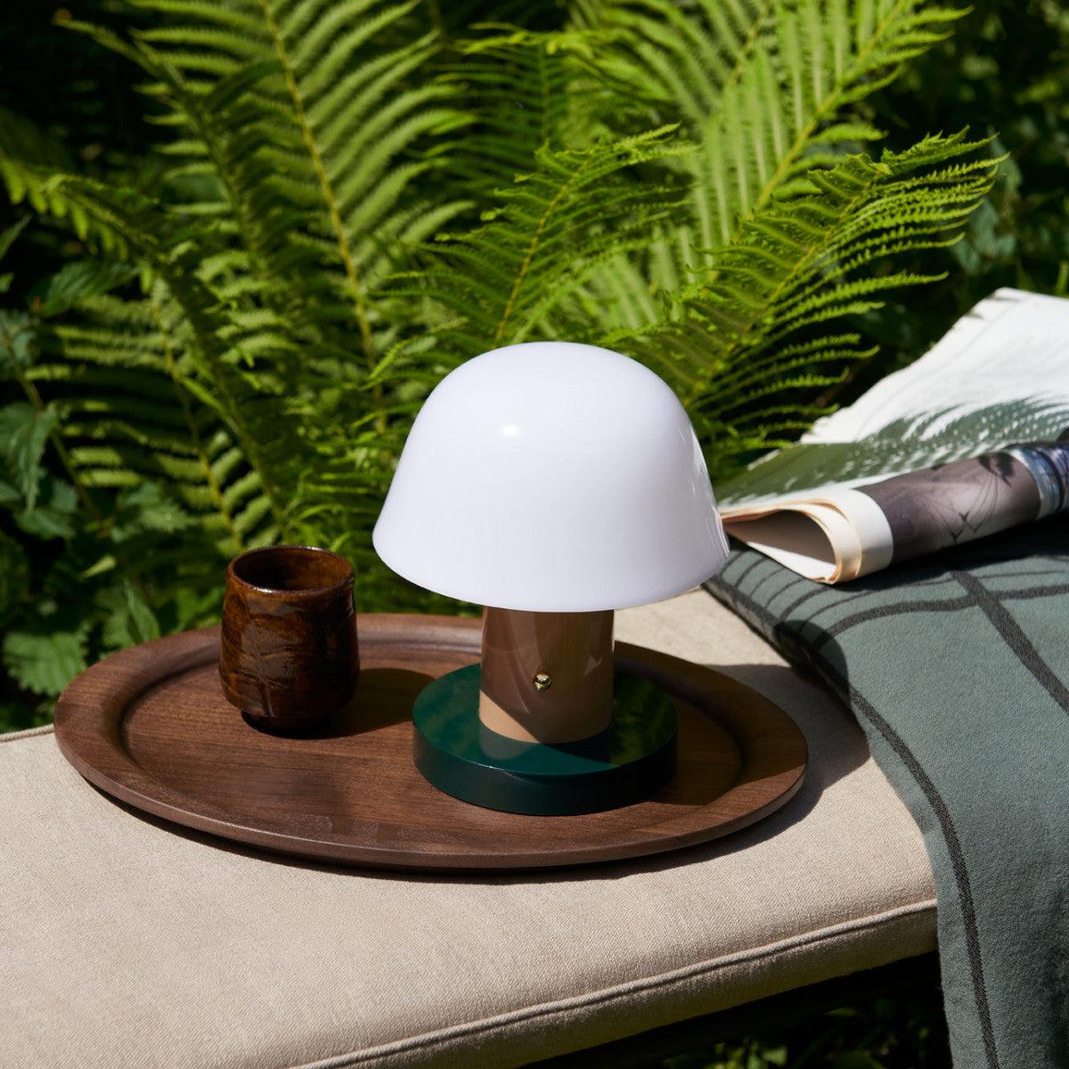 Mushroom Bliss Cordless Lamp - Portable LED Night Light for Bedroom, Nursery, Kids Room - Perfect for Relaxation, Reading & Decor