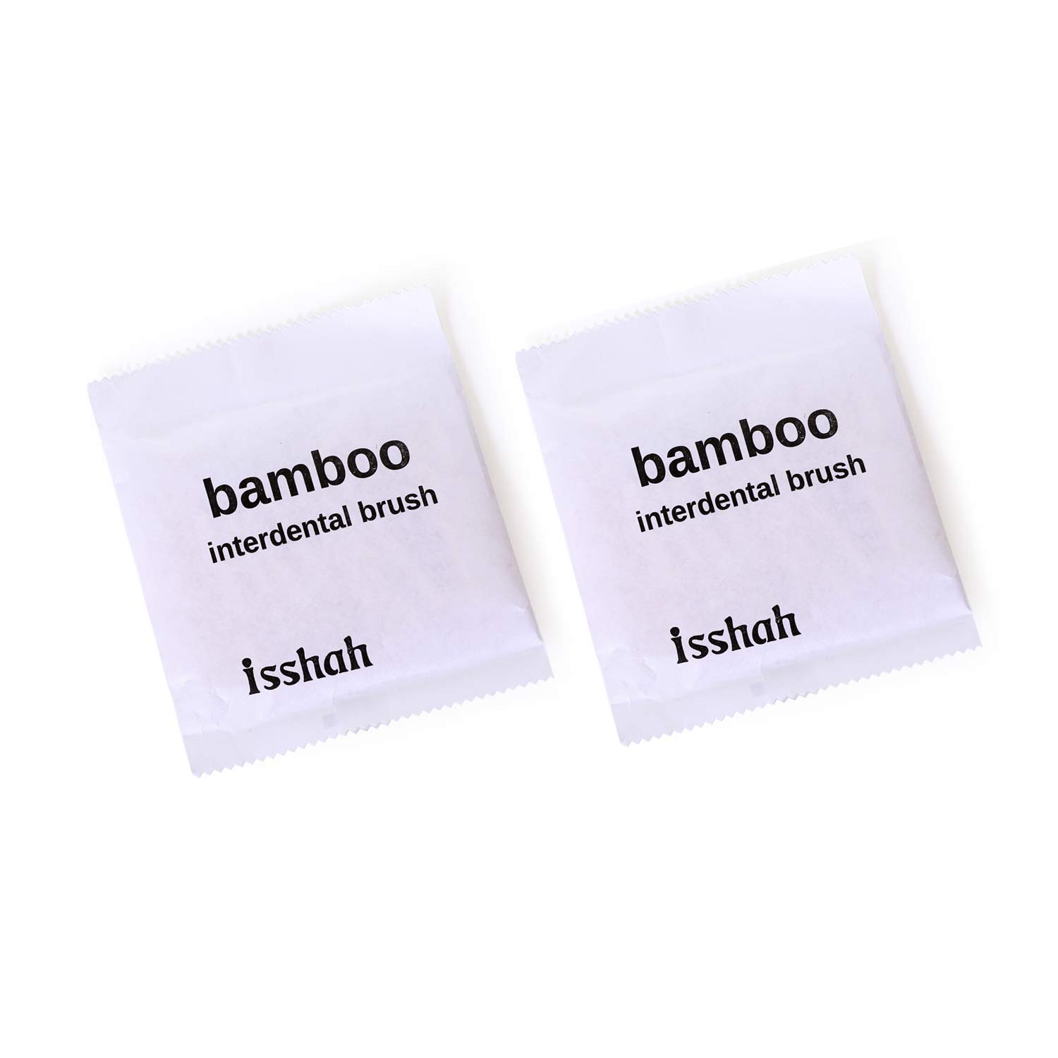 Eco-Friendly Bamboo Interdental Brushes for Teeth Cleaning - FSC Certified & PETA Approved - Size 2 (0.5mm) - 40 Count Pack - Perfect for Travel, Home & Office Dental Care