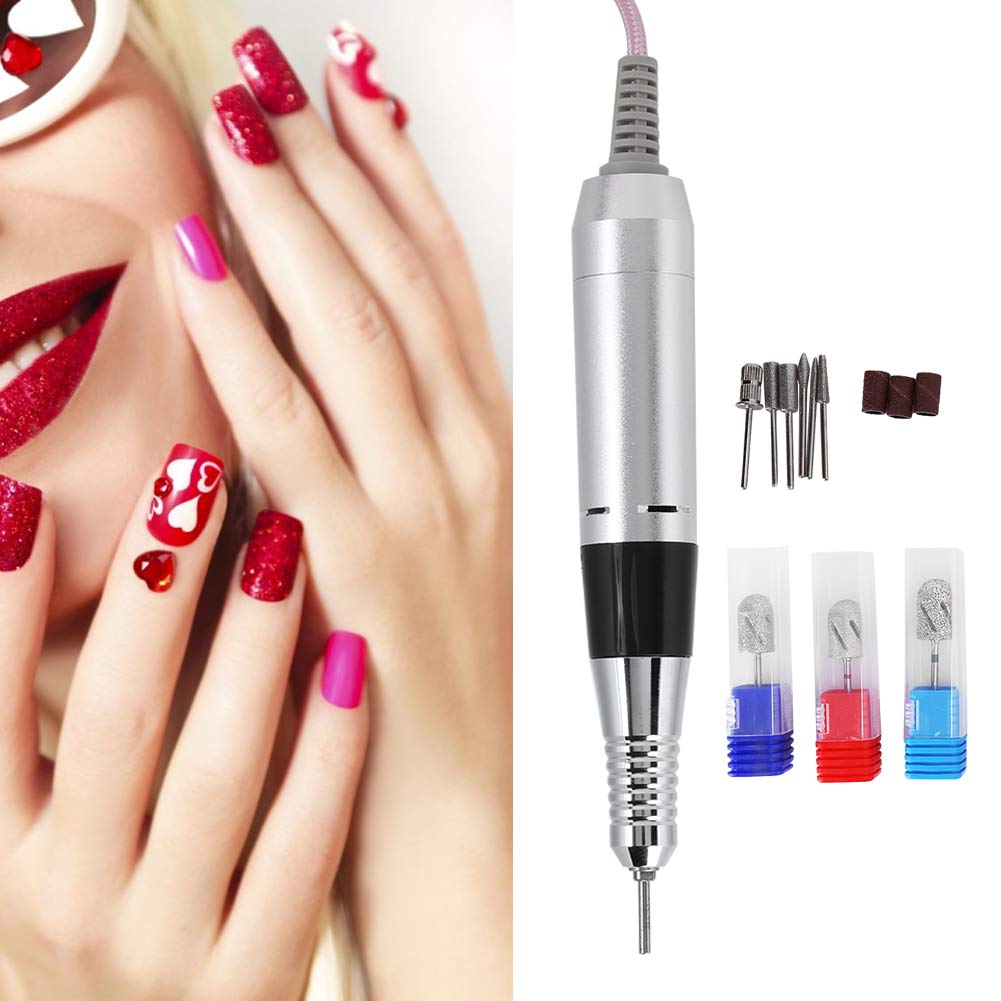 Electric Nail Drill Pen - USB Portable Manicure Set for Home & Salon Use