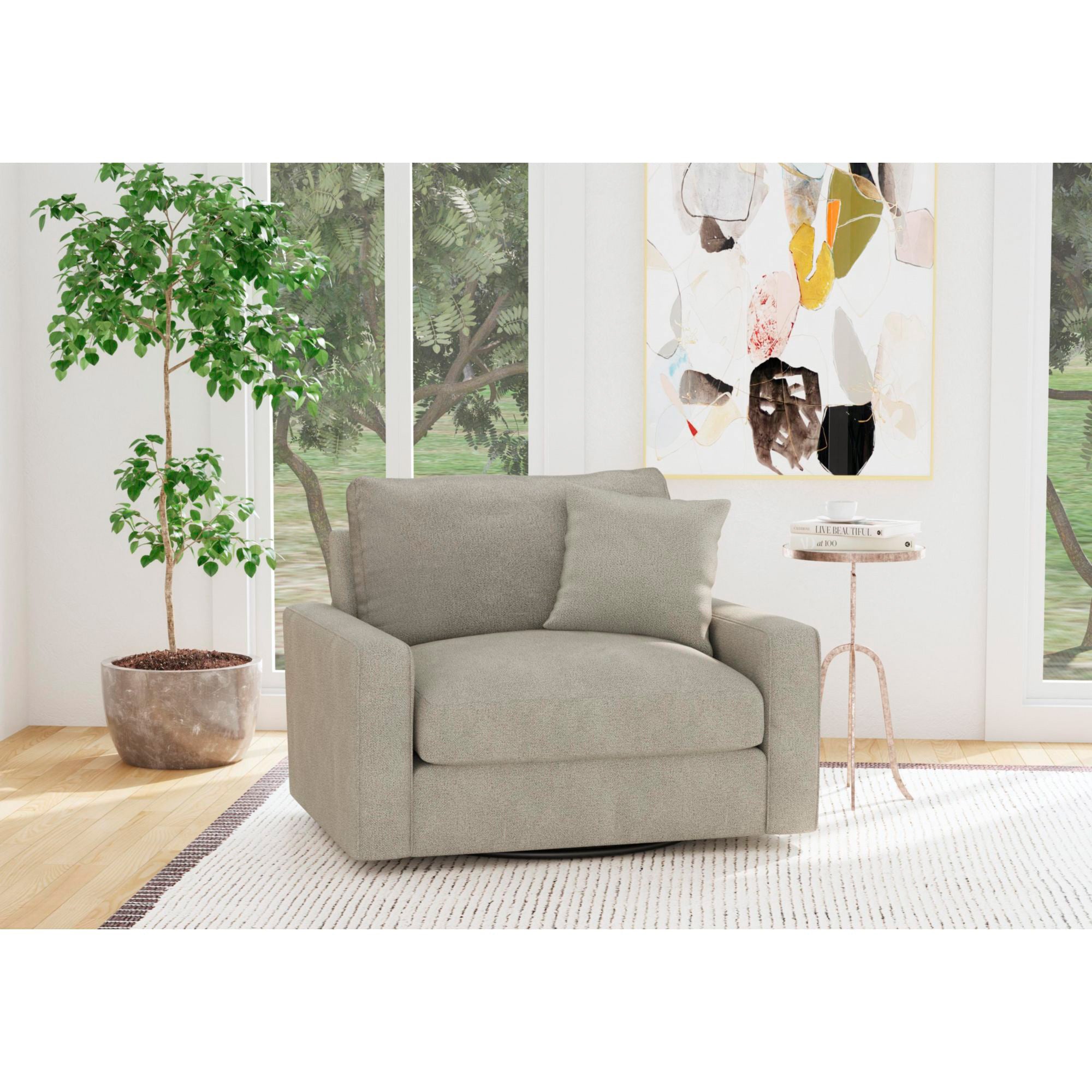 Simply Elements 360-Degree Swivel Chair - Ergonomic Office Chair with Adjustable Height for Home & Workspace - Perfect for Desk Work, Gaming & Study
