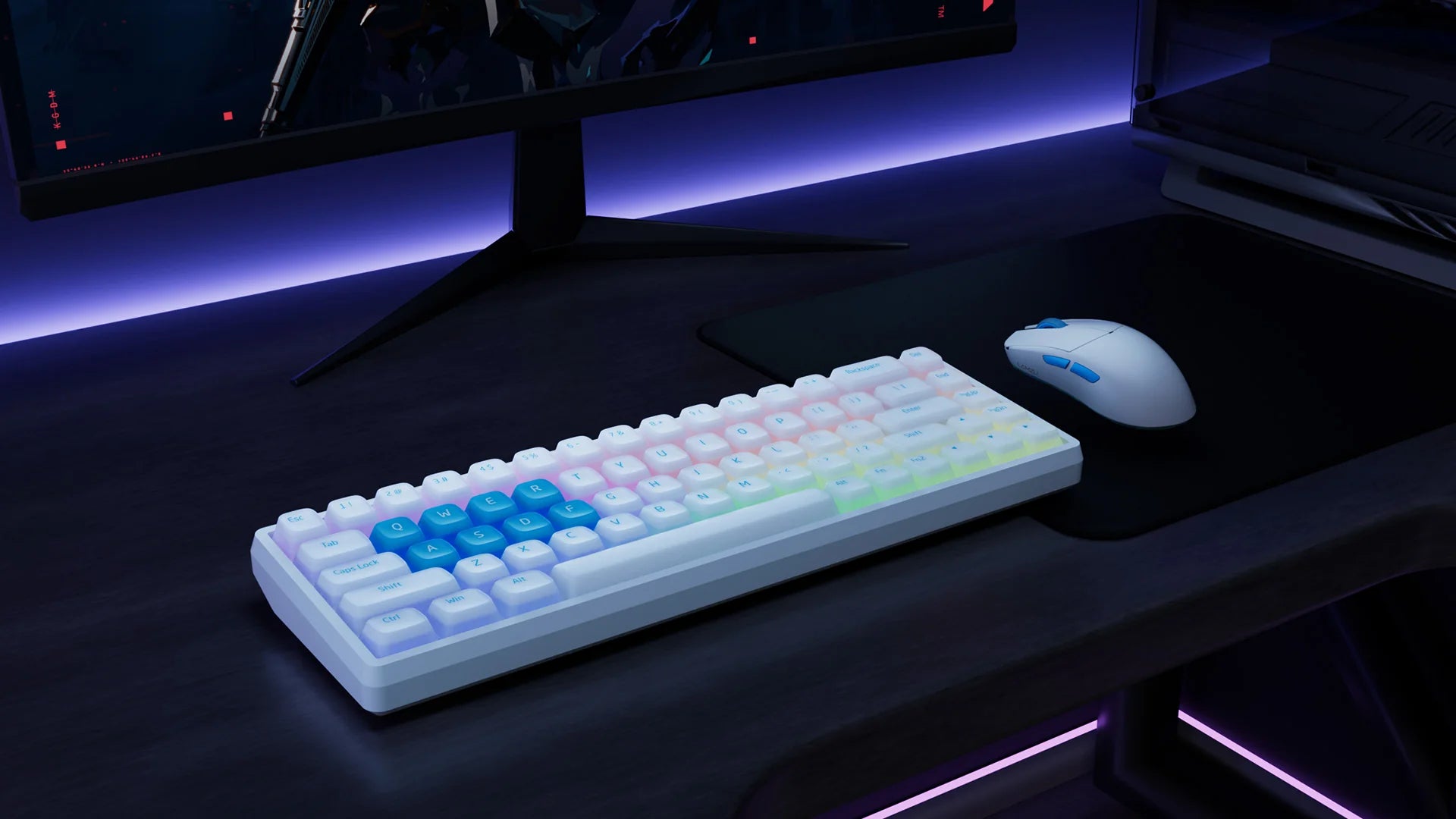Lamzu Atlantis Pro Magnetic Hall Effect Gaming Keyboard with Rapid Trigger - Perfect for Competitive Esports & Fast-Paced FPS Games