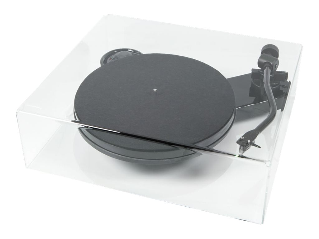 Pro-Ject RPM 1/3 Carbon Turntable Dust Cover - Clear Vinyl Record Player Lid for Audiophile Vinyl Collection & Home Music Setup