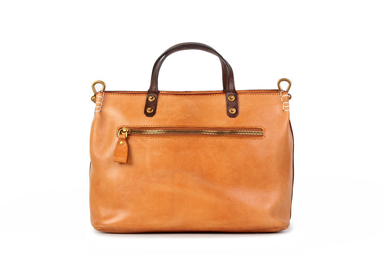 Handmade Italian Leather Work Handbag for Women - Elegant & Durable Professional Office Bag, Business Tote, Travel & Everyday Use