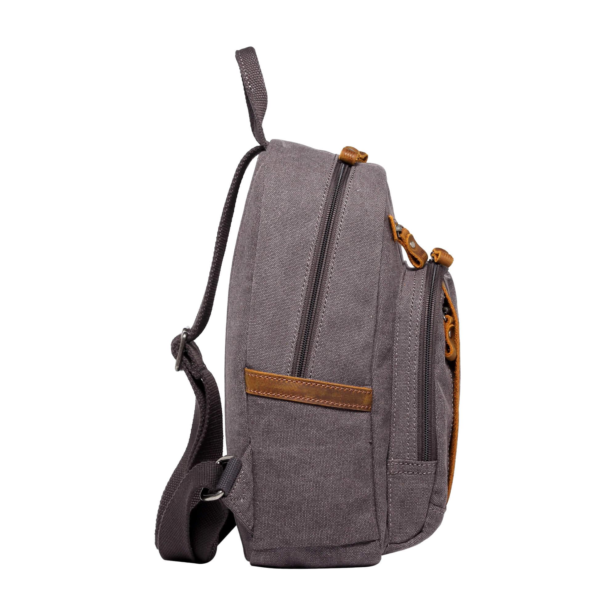TRP0255 Troop London Classic Canvas Backpack Small - Durable School & Travel Backpack for Men & Women - Perfect for College, Commuting & Outdoor Adventures
