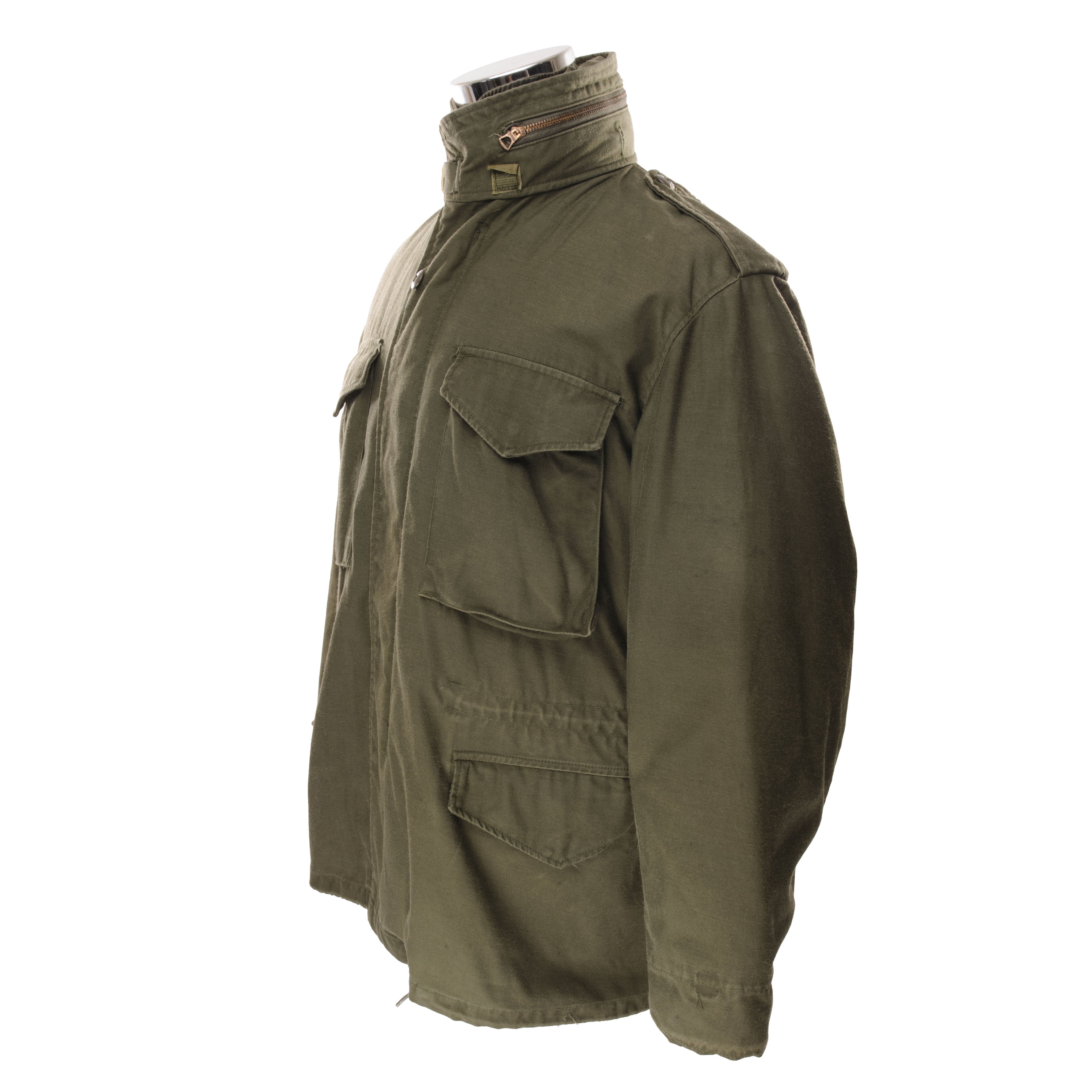 Vintage US Army M-1965 M65 Field Jacket - 1980s Military Surplus - Medium Regular Size - Olive Drab - Perfect for Outdoor Adventures, Camping & Vintage Fashion