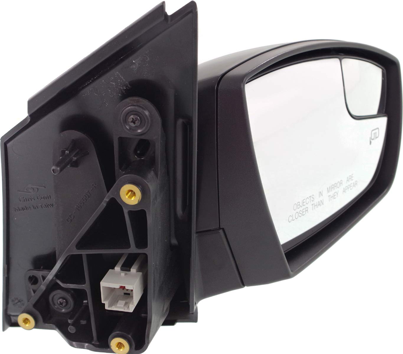 2013-2016 Ford Escape Passenger Side Heated Power Glass Mirror Replacement - Garage-Pro OEM Compatible Mirror for Enhanced Visibility & Safety - Perfect for Winter Driving, Parking Assistance & Blind Spot Monitoring