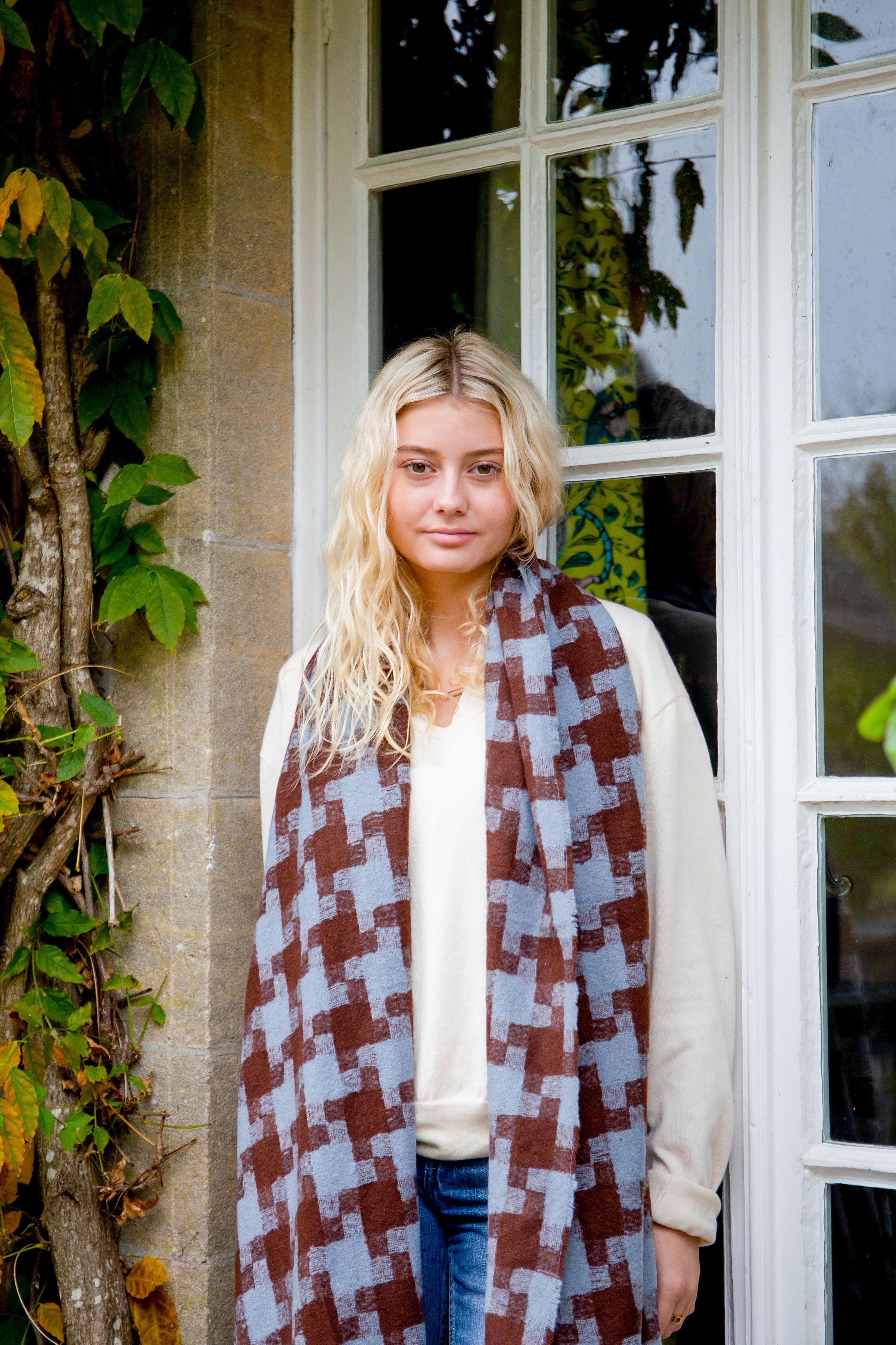 Custom Engraved Chocolate Gifts & Stylish Dusky Blue Scarf Set - Perfect for Valentine's Day, Anniversary Presents and Thoughtful Gift Giving