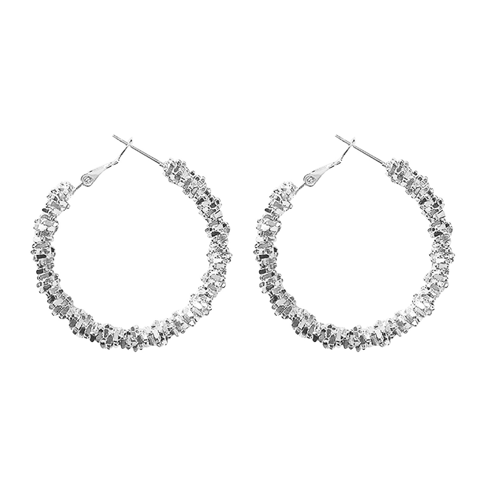 Minimalist Geometric Circle Stud Earrings for Women & Teen Girls - Trendy Gold/Silver Piercing Jewelry Under $10 - Perfect for Daily Wear, Parties & Gifts