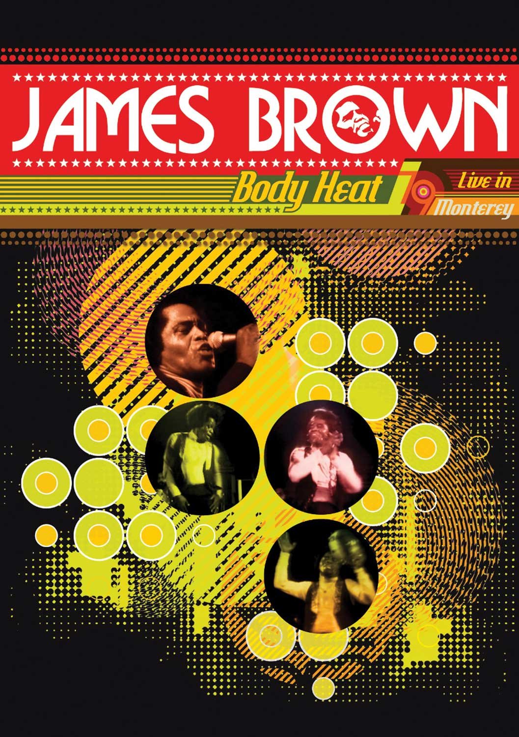 James Brown - Body Heat: Live In Monterey 1979 (2LP Vinyl Record) | Classic Funk & Soul Concert Album | Perfect for Music Collectors & Vintage Vinyl Enthusiasts