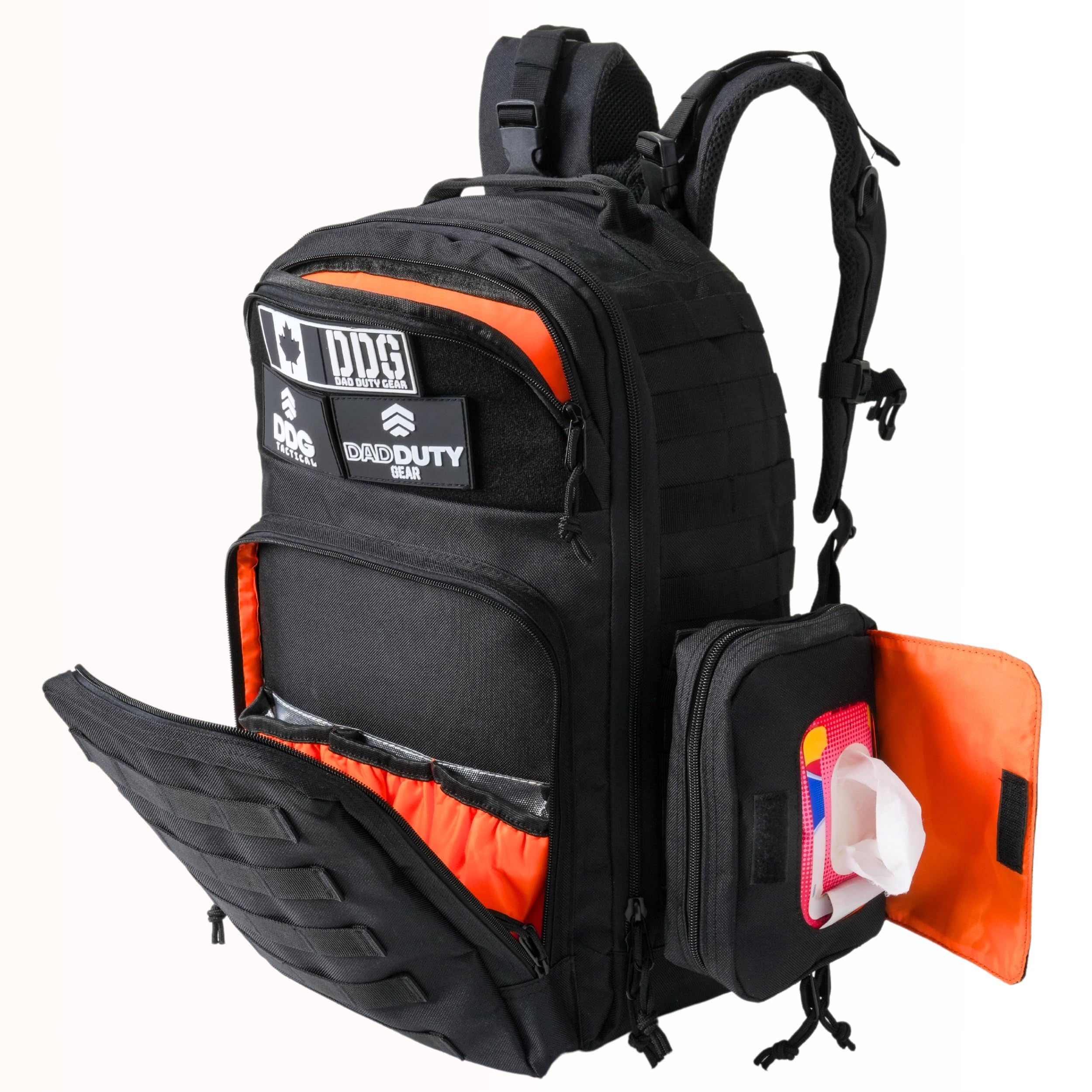 Diaper Backpack for Dads - Stylish & Spacious Baby Essentials Travel Bag with Multiple Pockets | Perfect Baby Shower Gift for New Fathers | Ideal for Daycare, Travel & Family Outings