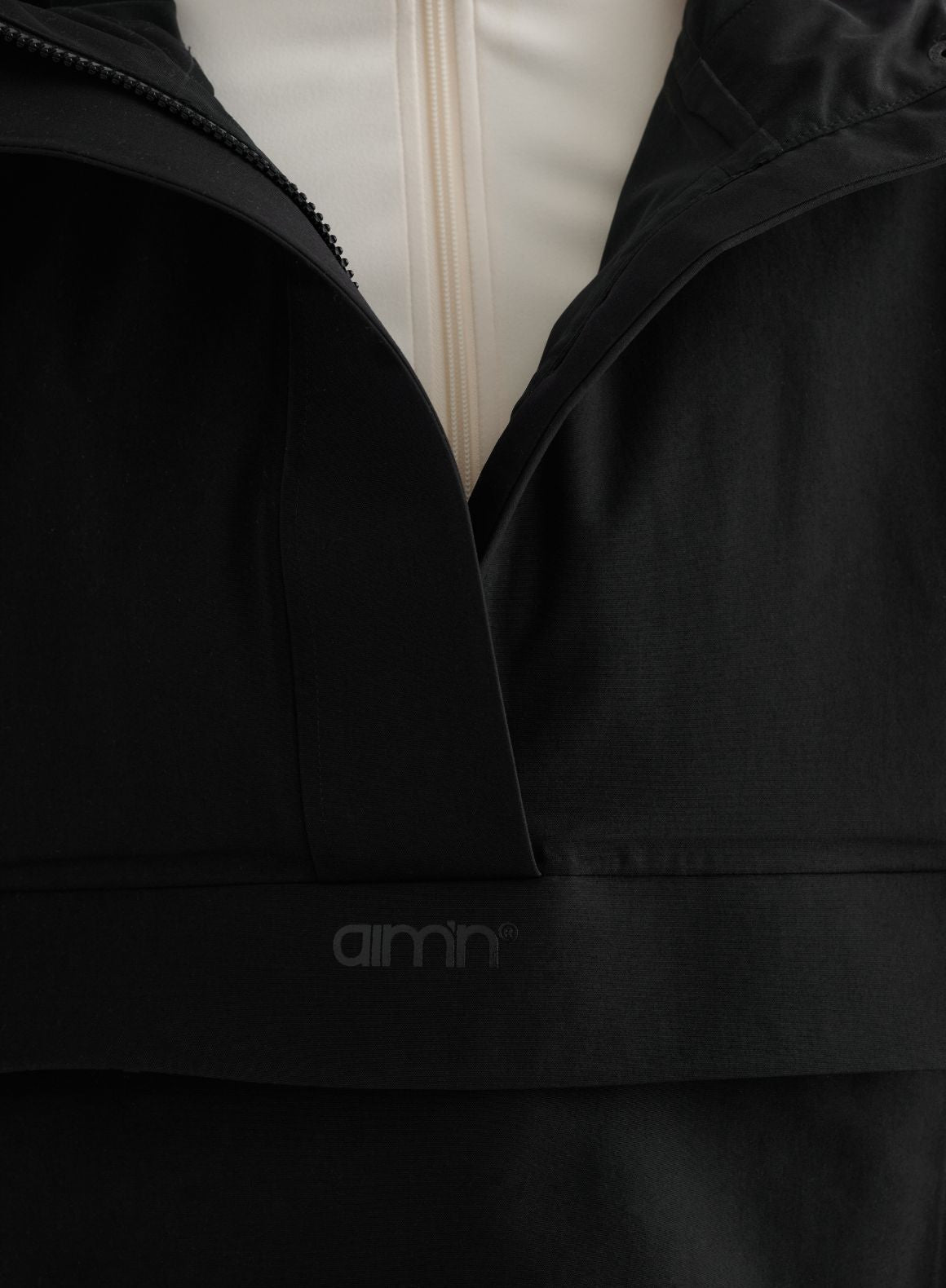 Black Waterproof Anorak Jacket for Men & Women - Lightweight Windproof Raincoat for Hiking, Camping & Outdoor Activities
