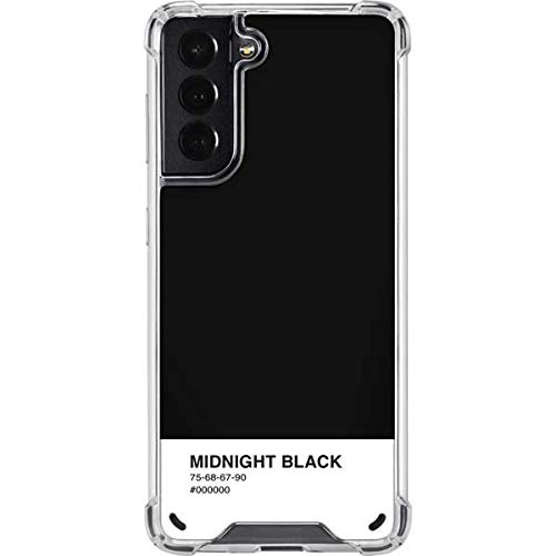 Premium Clear Phone Case for Samsung Galaxy S21 5G - Midnight Black Design | Scratch-Resistant Protective Cover | Perfect for Everyday Use, Work & Travel