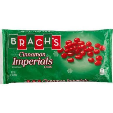 Brach's Cinnamon Imperials Hard Candy - 2 Bags (14 oz Each) | Classic Red Hot Cinnamon Flavor | Perfect for Baking, Holiday Treats & Party Favors