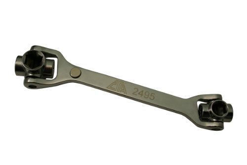8-in-1 Oil Drain Plug Wrench - CTA Tools 2495 for Auto Repair