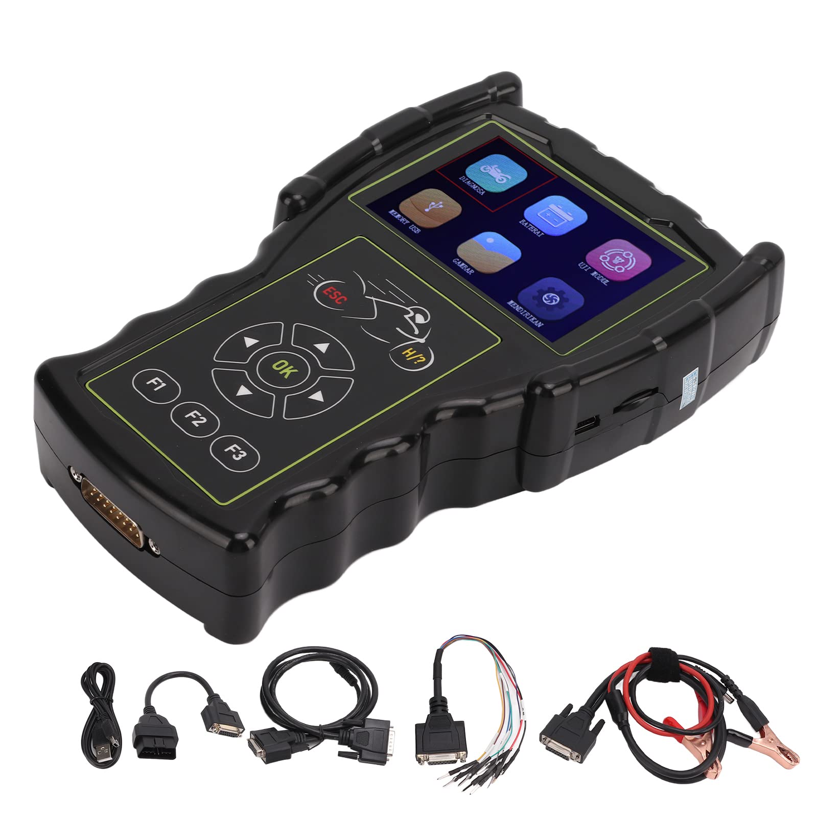 Motorcycle Diagnostic Scanner - Real-Time Data & Battery Tester for Bike Maintenance