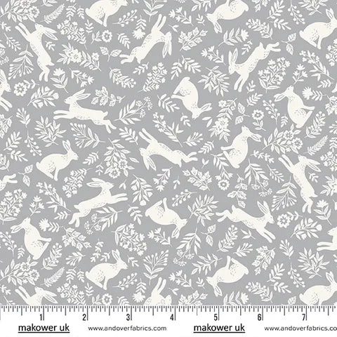 Foxwood Makower Fabrics M018S - Premium Cotton Fabric for Quilting, Dressmaking & Home Decor | Perfect for DIY Crafts, Sewing Projects & Upholstery
