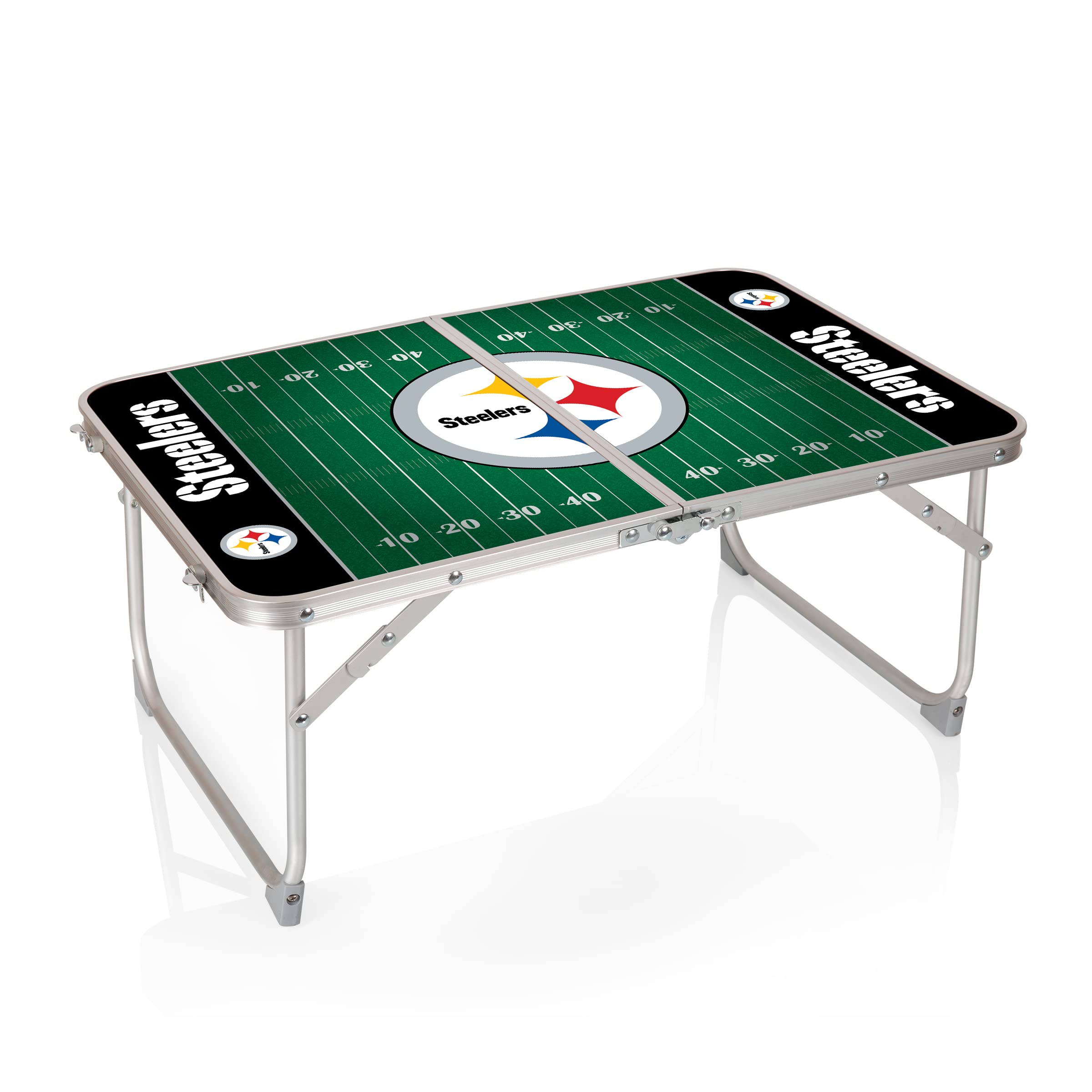 PICNIC TIME NFL Concert Mini Portable Folding Table - Small Lightweight Picnic Table for Outdoor Events, Tailgating, Camping & Beach Parties