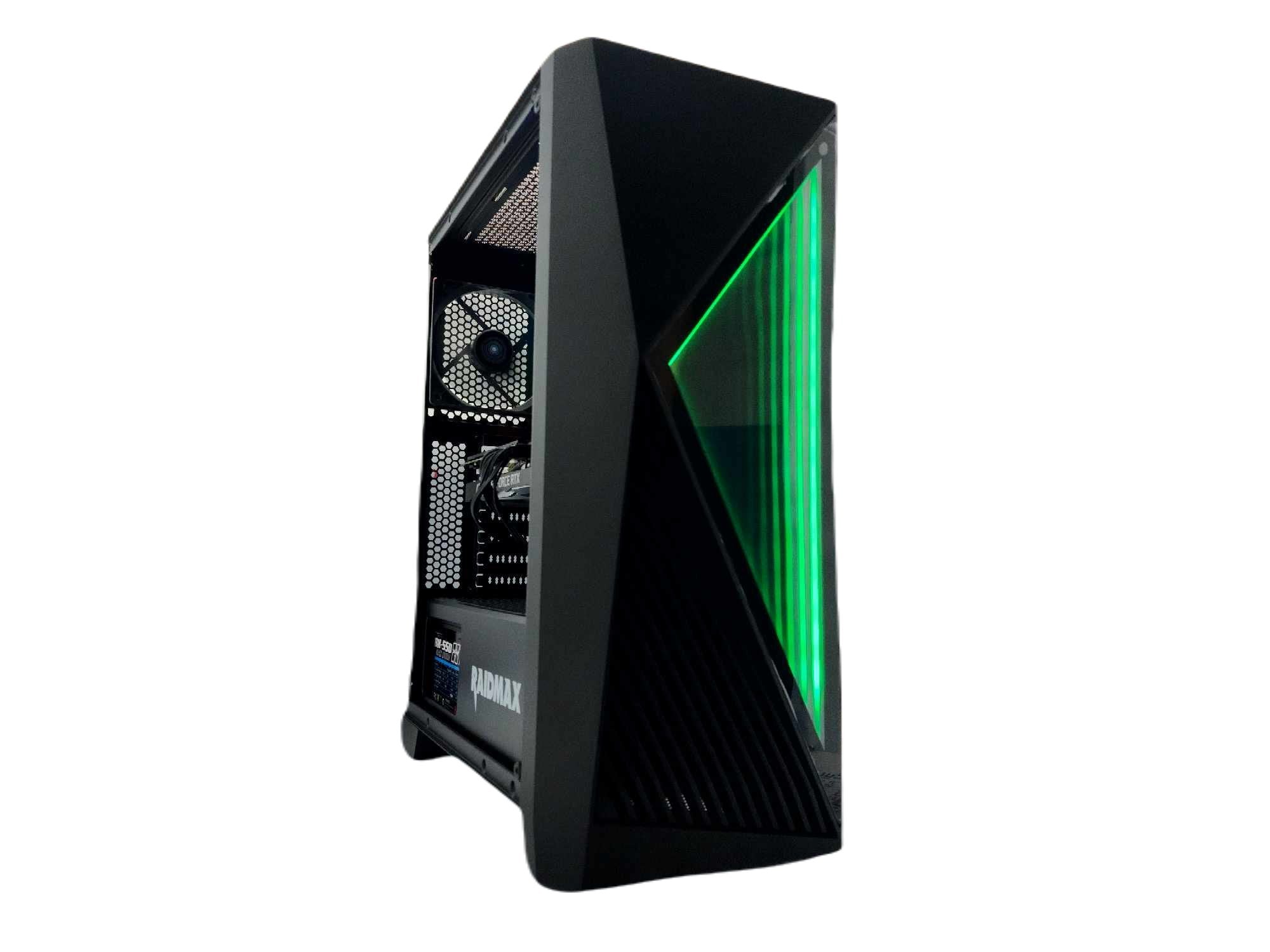 Custom Gaming PC Desktop Computer - AMD Ryzen 3 Quad Core, 500GB SSD, NVIDIA RTX 2060, 32GB RAM, Black (Model S811 A520) - Perfect for Esports, Streaming & High-Performance Gaming