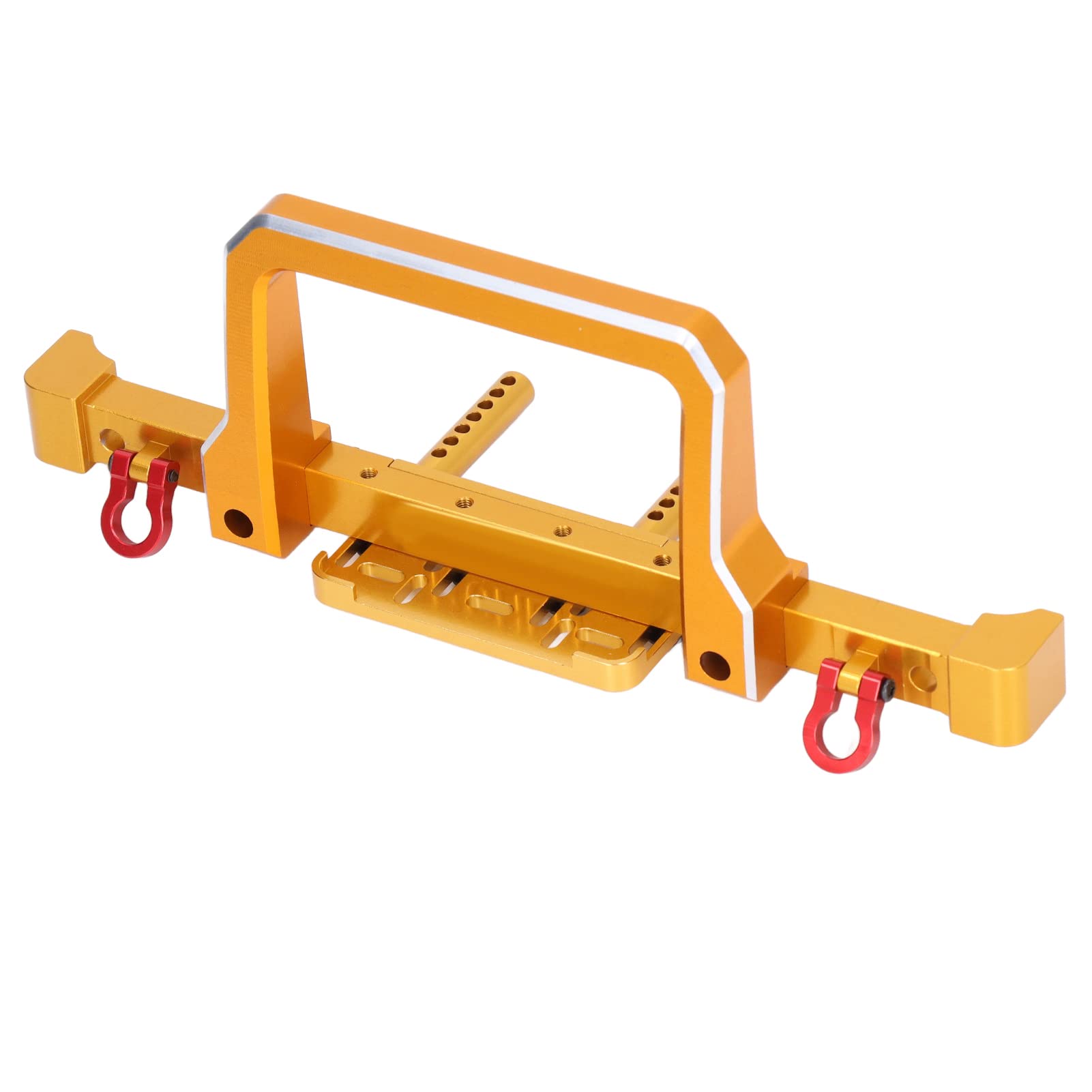 Pasamer 110 RC Front Bumper - High-Simulation Metal Bumper for RC Cars (Gold) | Durable Off-Road Upgrade for Traxxas, Redcat & HPI RC Vehicles | Ideal for Crawling, Racing & Stunt Performance