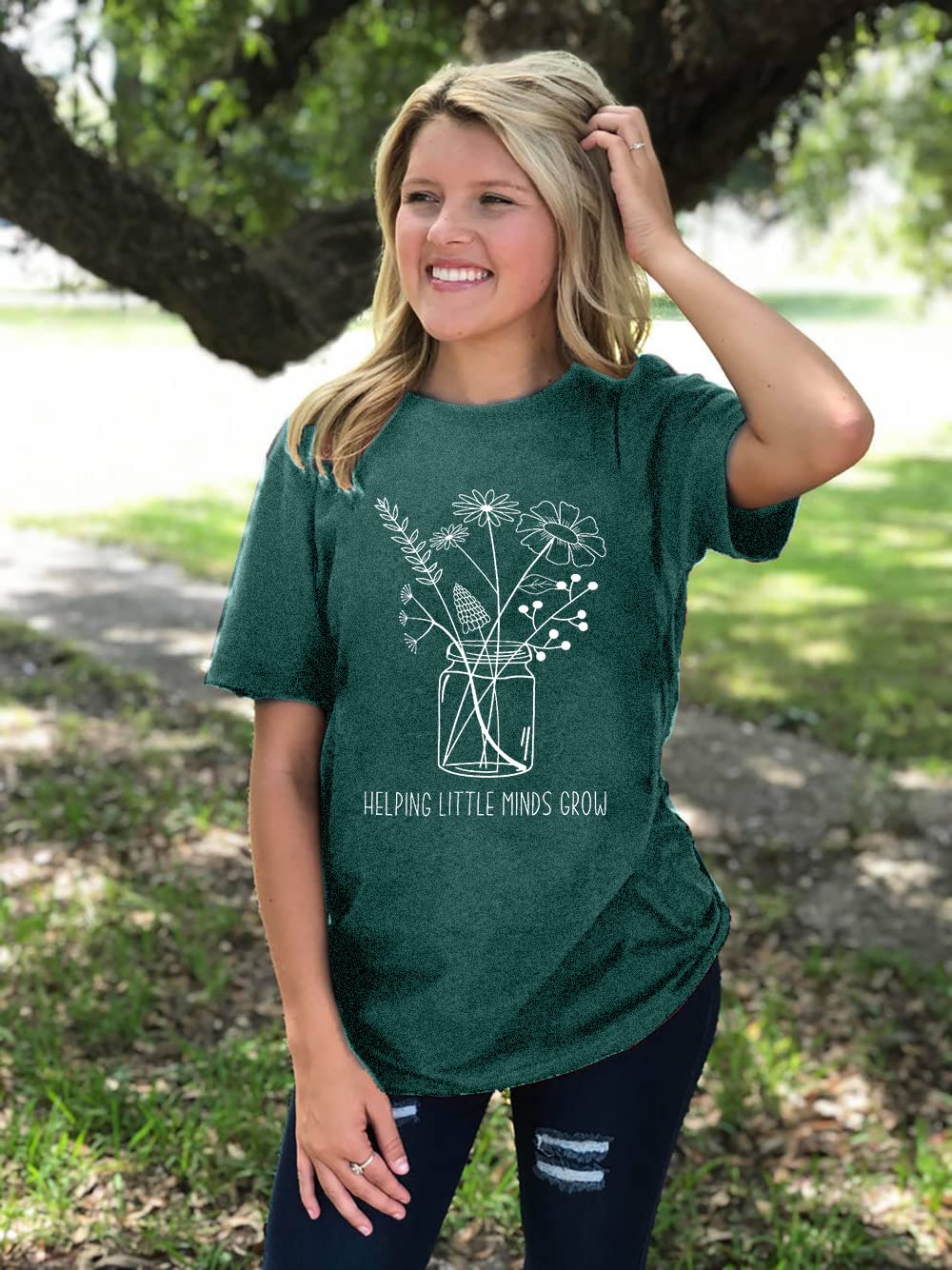 ASTANFY Women's Teacher T-Shirt - 