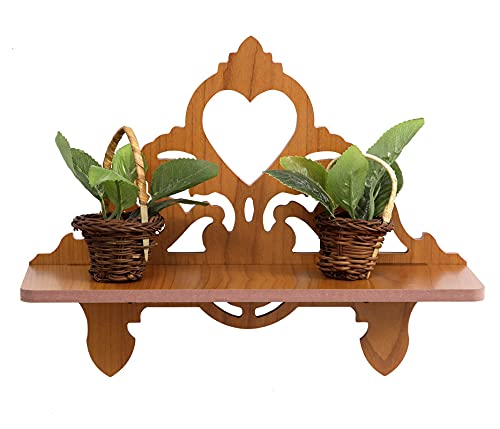Krupasadhya Wooden Floating Wall Shelves for Living Room, Home Decor, Study & Office - Standard Size | Stylish Storage for Books, Photos & Decorative Items | Perfect for Modern Home & Workspace Organization