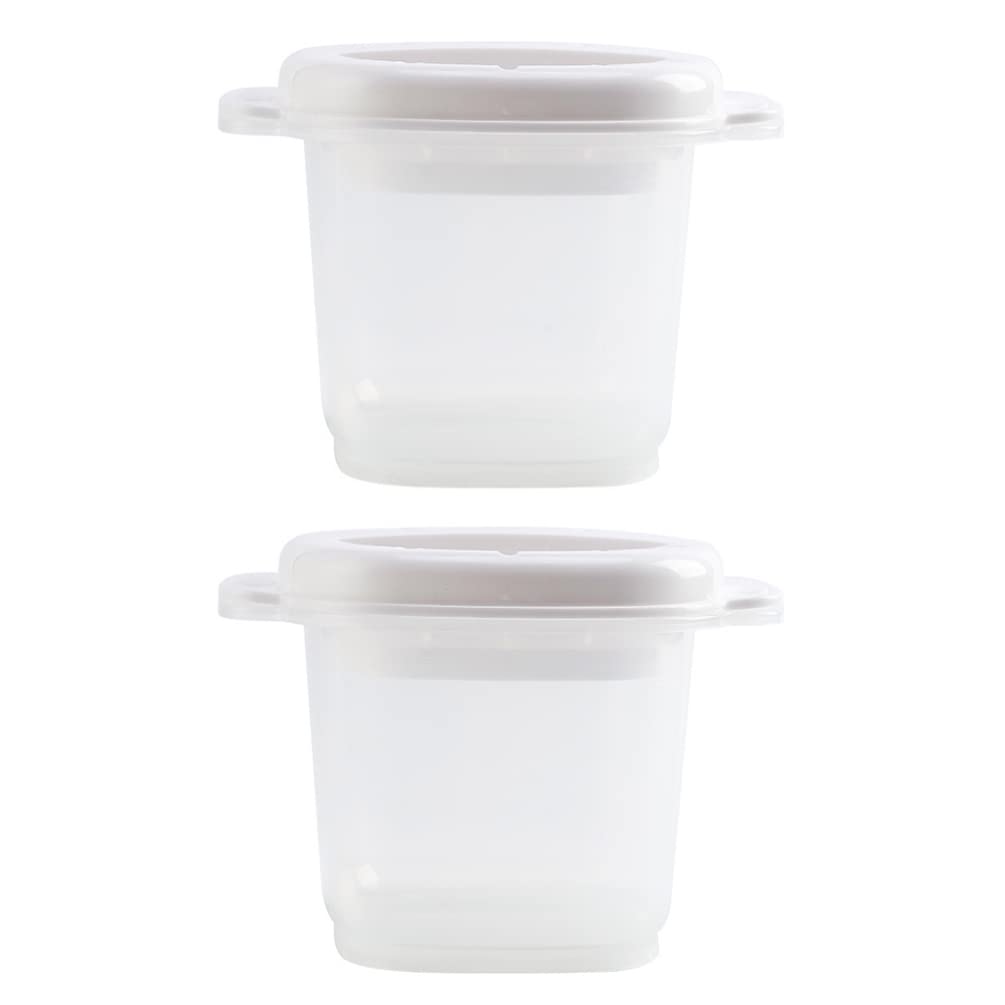 Hemoton Kids Bento Box Set - 2-Piece Microwave Rice Steamer Containers | Reusable Meal Prep Containers for School Lunch, Office Meal, and Food Storage | BPA-Free Microwave & Oven Safe Rice Cooker Accessories