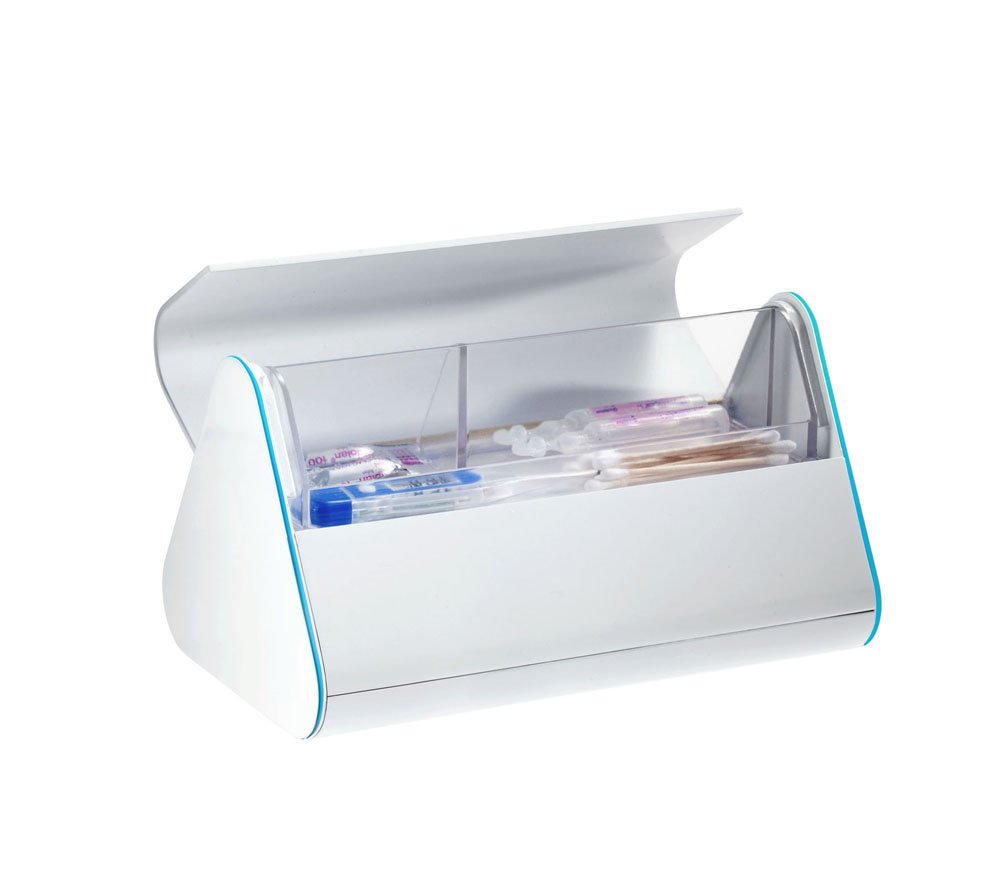 DotBaby Dot.Box 2-in-1 Baby Wipes Dispenser & Storage Organizer - Pink & Red for Nursery, Diaper Bag & On-the-Go Use