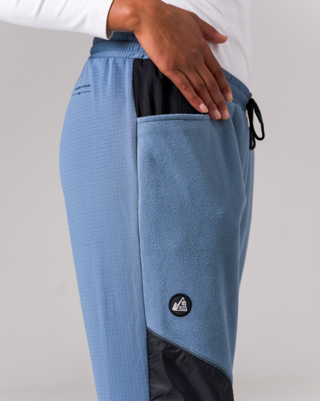 Hybrid Fleece Pants for Men & Women - Soft Thermal Winter Joggers with Stretch Waistband - Perfect for Outdoor Activities, Yoga, and Lounge Wear