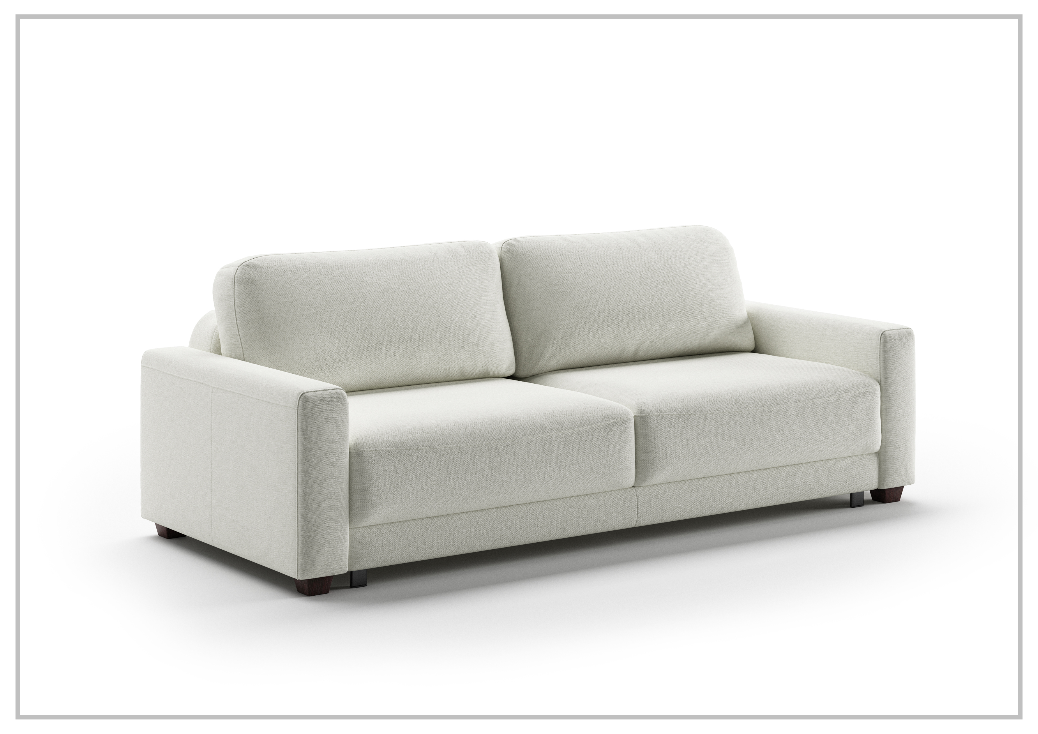 Luonto Belton Gray Fabric Sofa Sleeper - Manual & Power Recliner Options | Modern Living Room Furniture for Small Spaces & Apartments | Perfect for Lounging, Napping & Hosting Guests