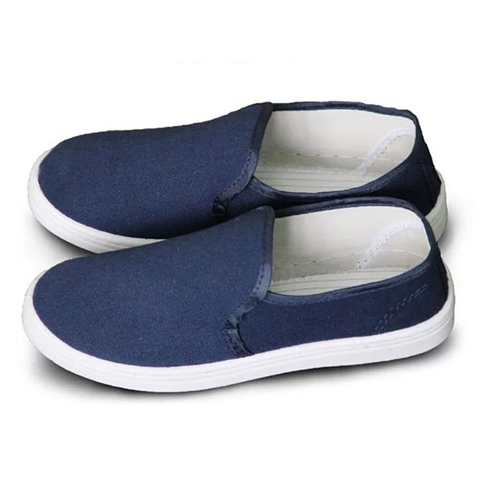 **Breathable Men's Casual Canvas Shoes - Korean Fashion Slip-On Moccasins for Comfort & Style | Perfect for Walking, Travel & Everyday Wear**