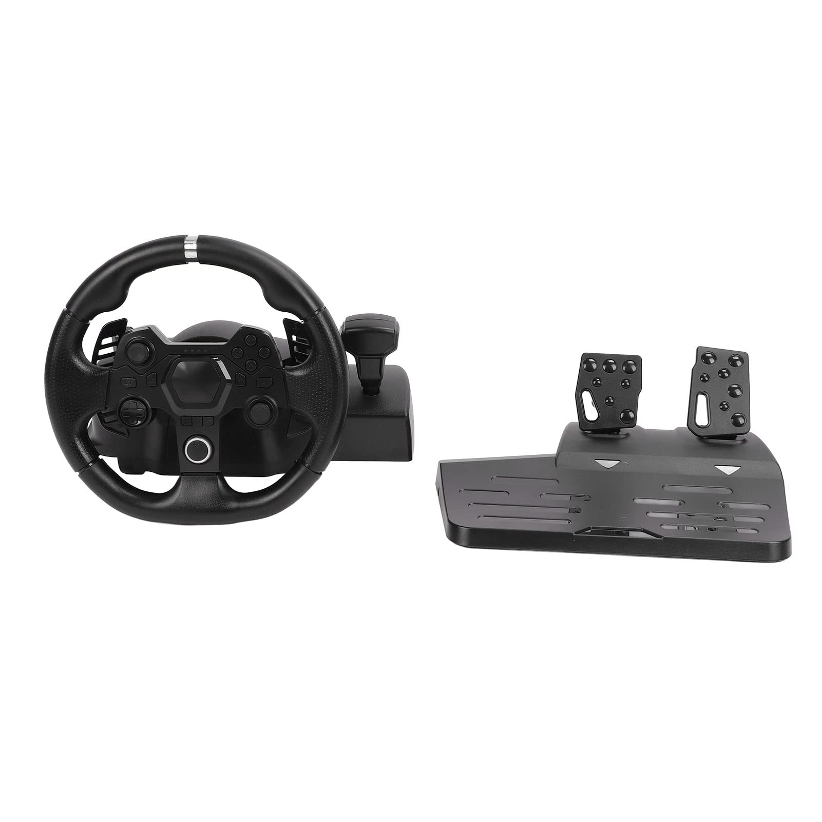 Annadue 270° Rotation Gaming Steering Wheel and Pedals for PC - USB Racing Wheel with 7-in-1 Controls | Perfect for Forza, Gran Turismo & Simulation Games