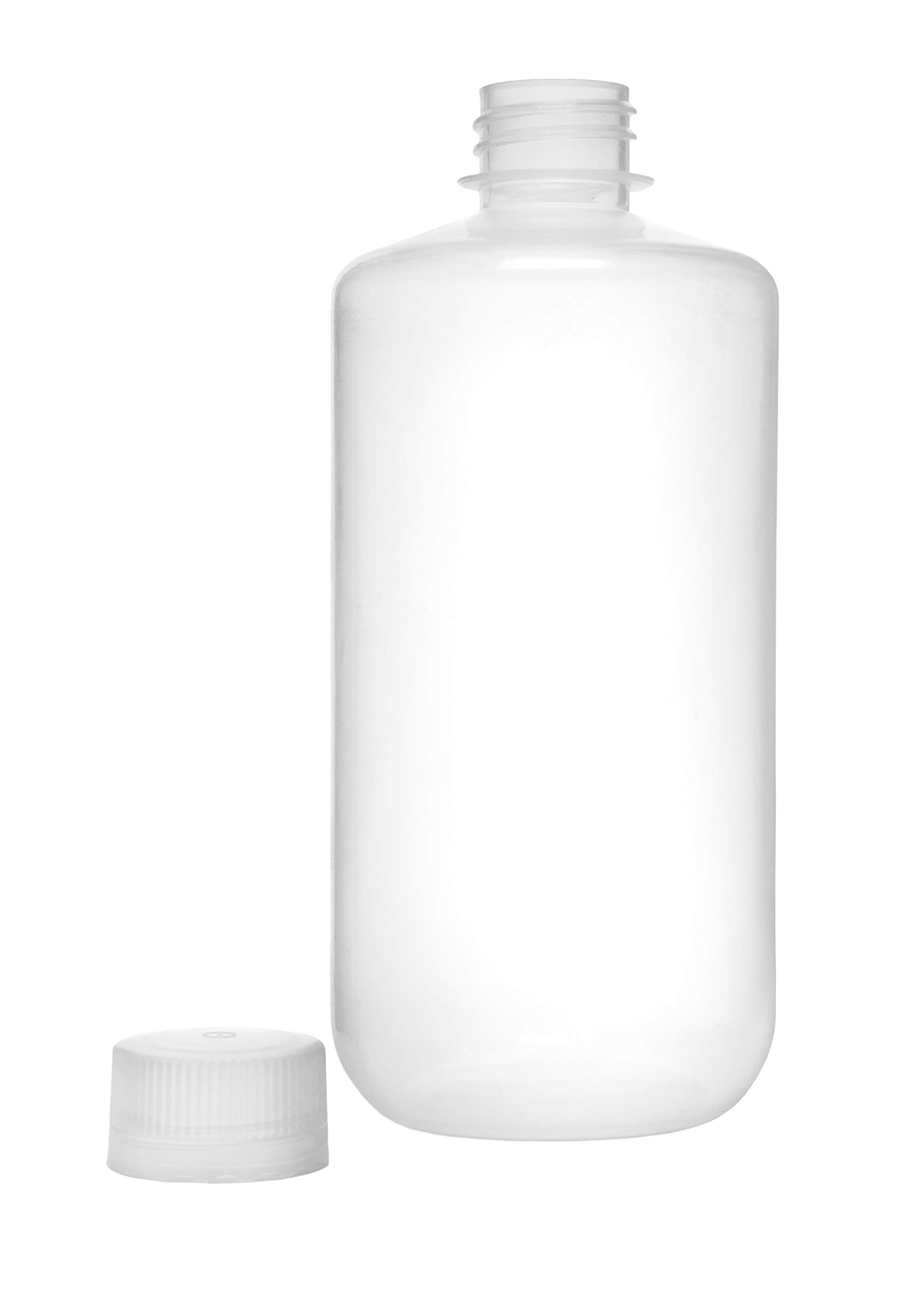 EISCO 6PK 500ml Reagent Bottles - Narrow Mouth Screw Cap Polypropylene Lab Bottles for Chemistry & Science Experiments - Translucent Chemical Storage Solution for Laboratories & Classrooms