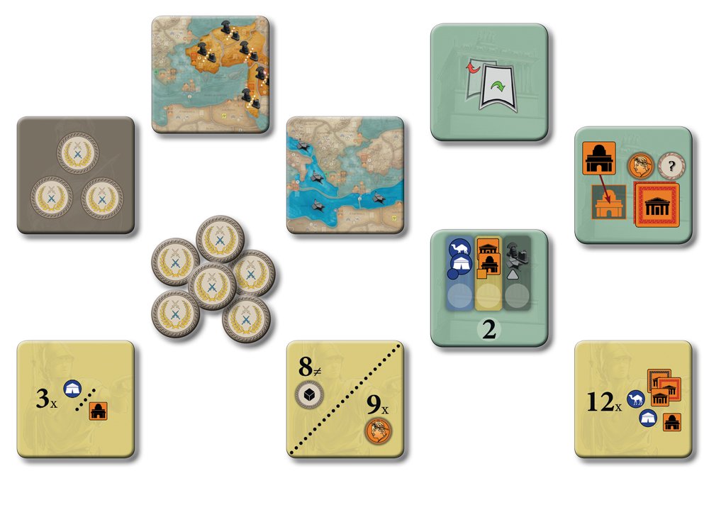 Mare Nostrum Atlas Expansion - Strategic Board Game Expansion for Ancient Mediterranean Empire Building | Perfect for Game Nights & Historical Strategy Enthusiasts