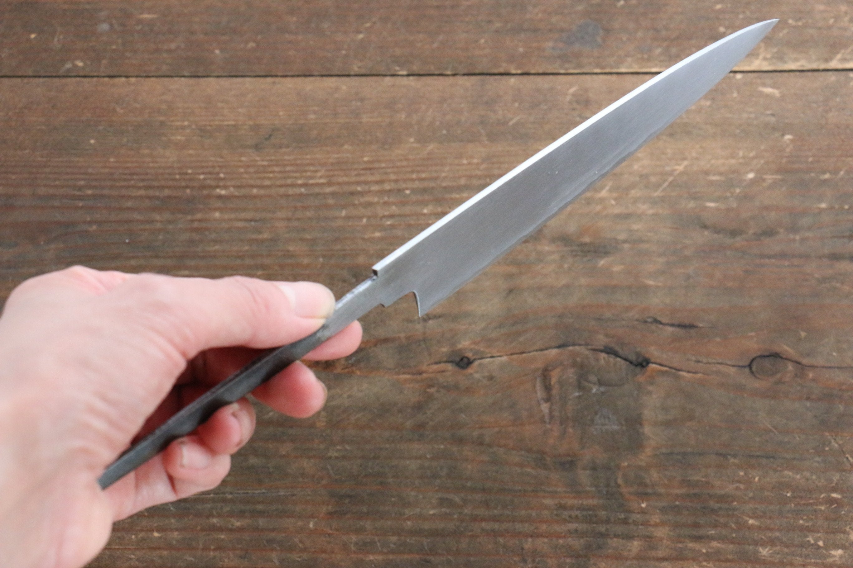 Minamoto Akitada Hontanren Blue Steel No.2 Petty Utility Knife 150mm - Japanese Chef Knife for Precision Slicing, Peeling & Garnishing - Perfect for Home Cooks & Professional Kitchens