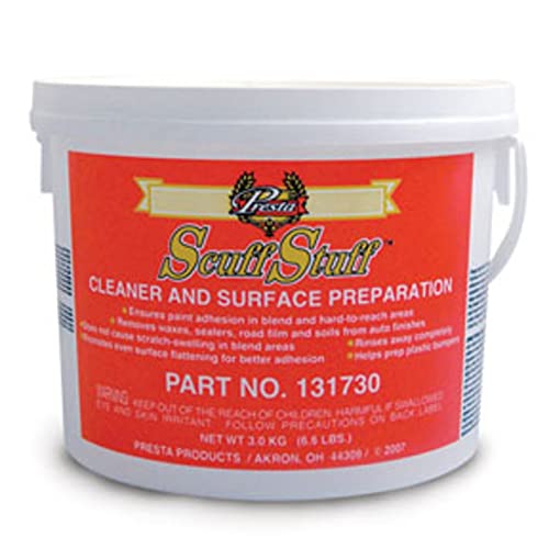 Presta PST-131730 Scuff Stuff Surface Prep - 6.6 Lb. Tub | Professional-Grade Abrasive Compound for Auto Body Repair & Marine Surface Preparation | Perfect for Sanding, Polishing & Restoring Vehicle Surfaces