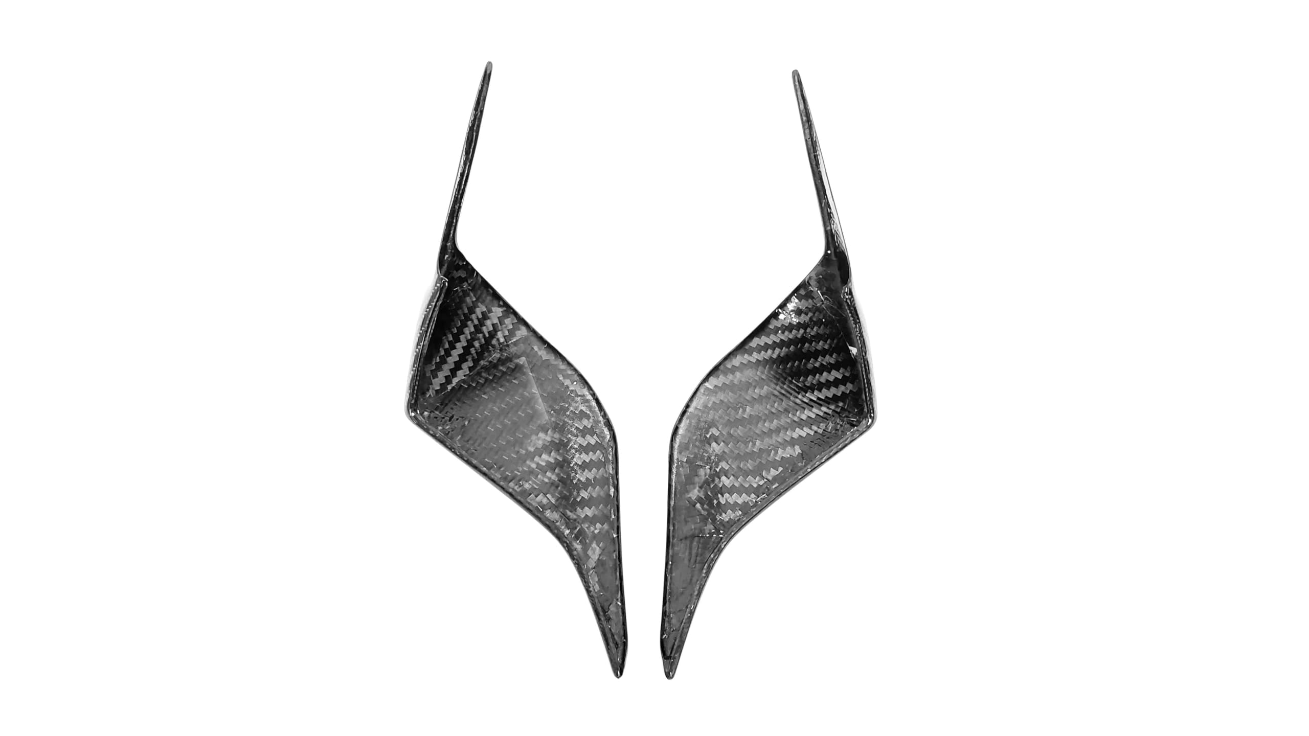 Carbon Fiber Tail Side Fairings for Yamaha YZF R6 (2017-2020) - 2x2 Twill Weave - Lightweight Motorcycle Body Kit for Racing & Street Performance