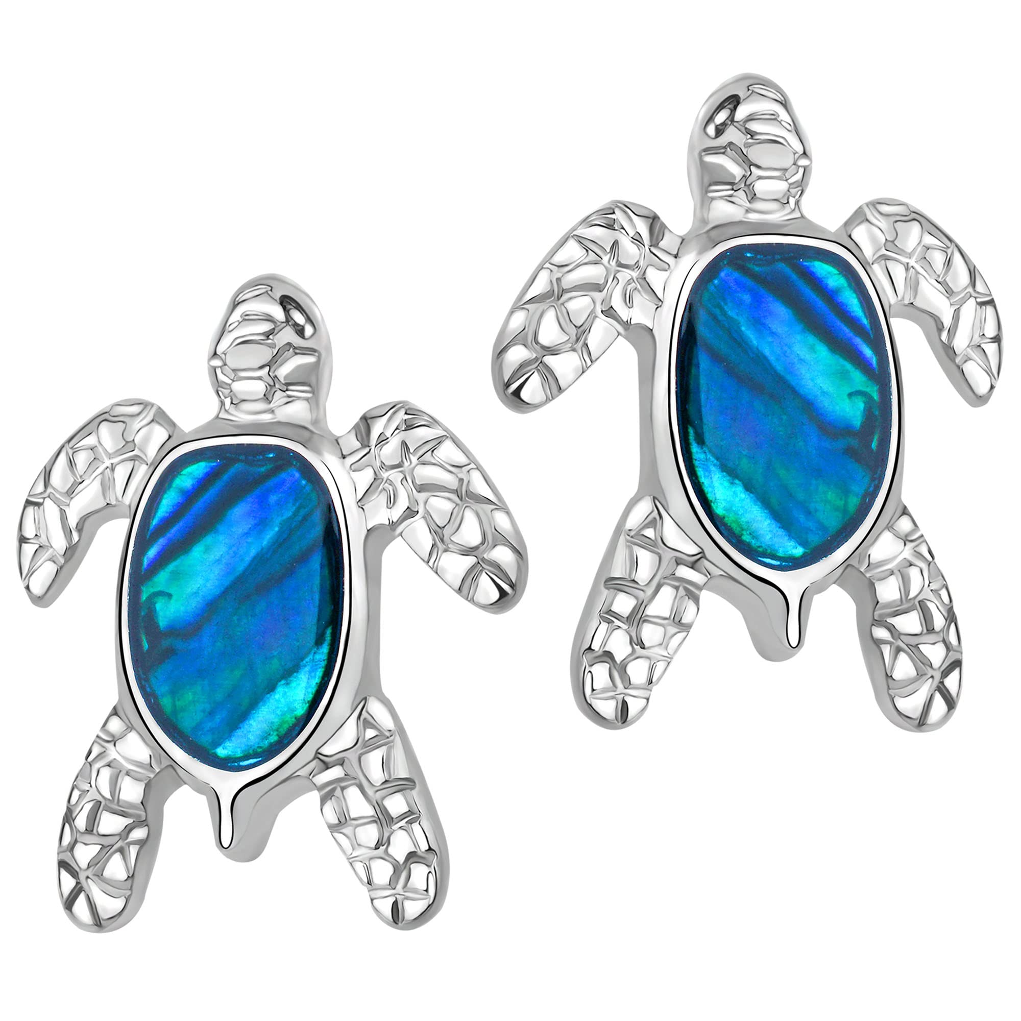 Starfish Dangle Drop Earrings for Women - Abalone Shell Ocean Beach Jewelry with Sea Turtle, Sand Dollar & Dolphin Charms | Perfect Mermaid Tail, Shark & Jellyfish Gifts for Her | Ideal for Beach Vacations, Summer Parties & Coastal Fashion