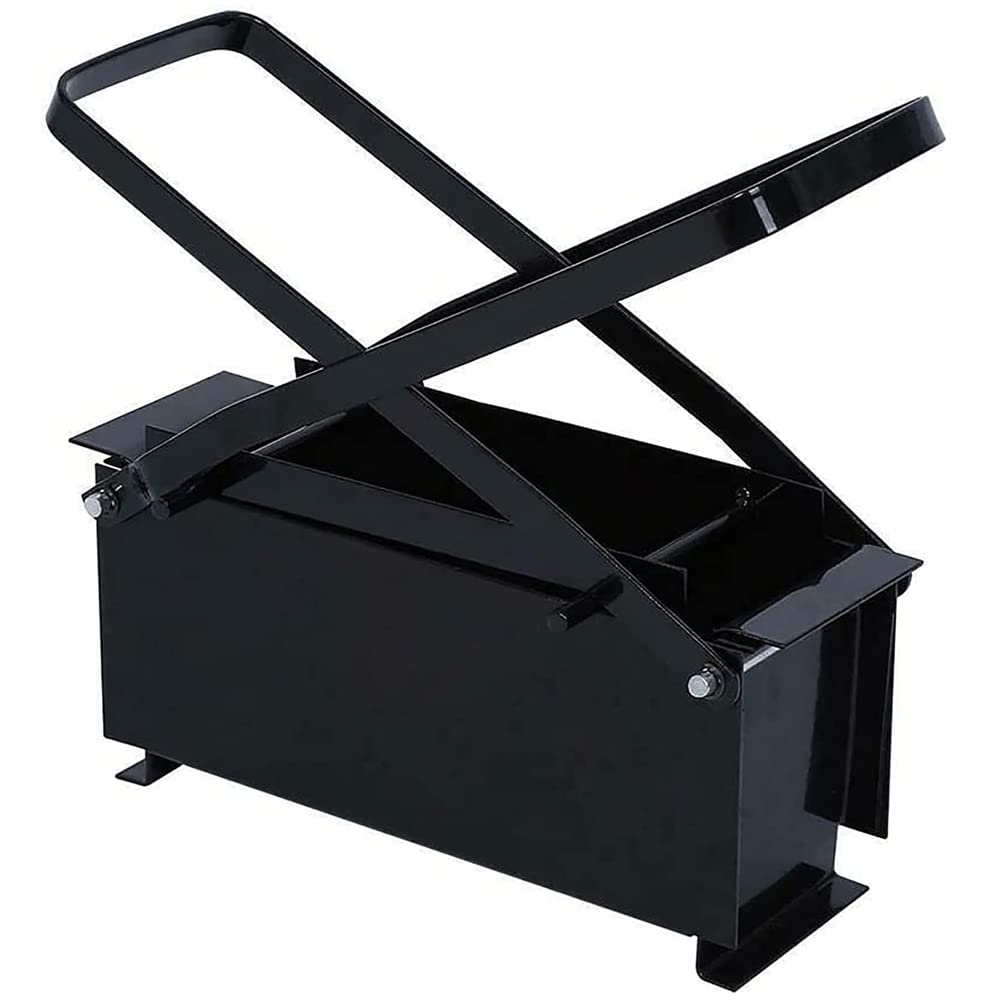 DIY Recycled Newspaper Log Briquettes Maker - Easy Operation Paper Brick Press for Fireplace, Wood Stove & Camping - Home Heating & Outdoor Survival Tool