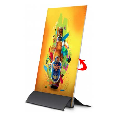 Crescent Base Counter Top Display Stand 5.5