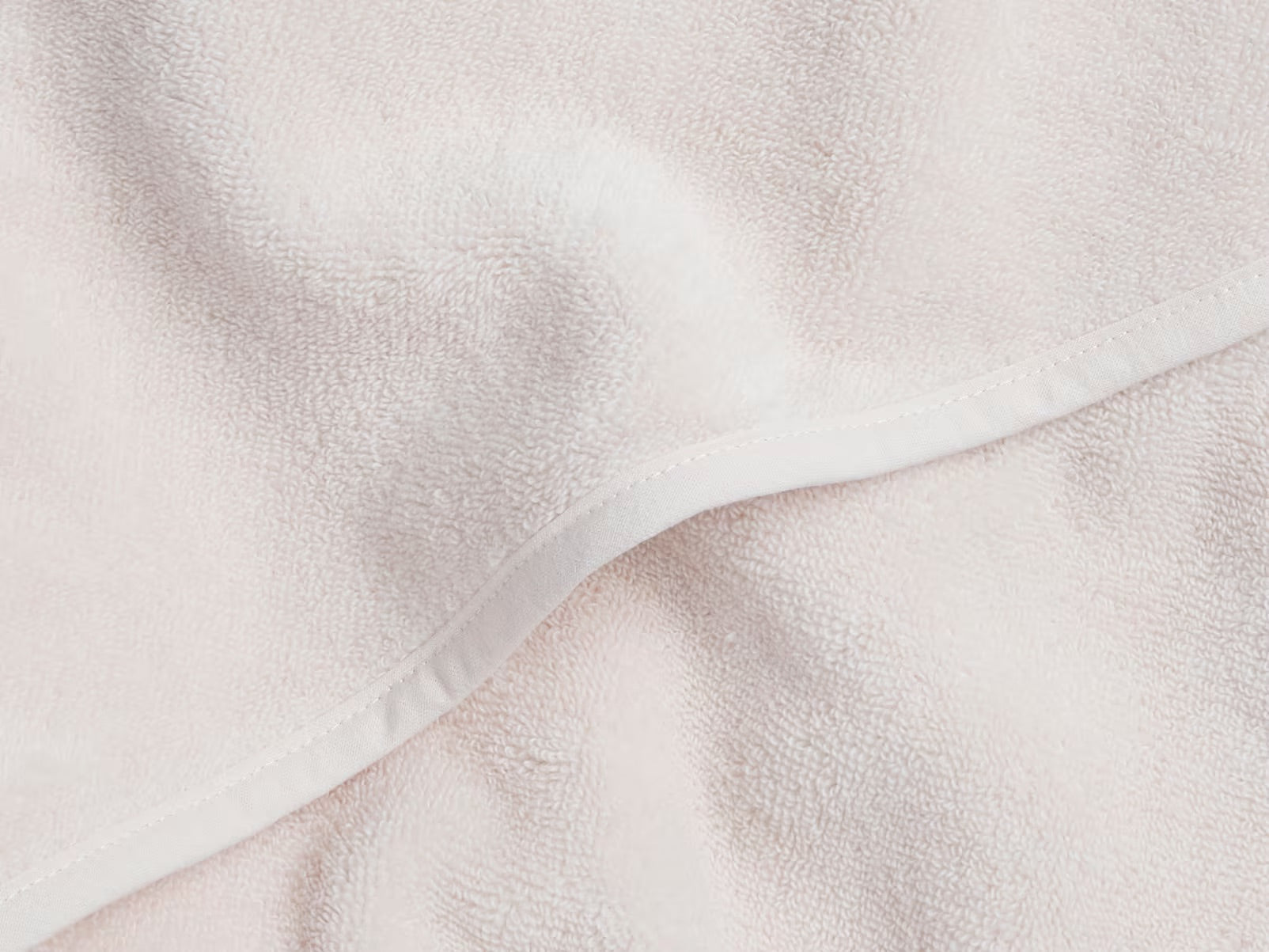 Organic Hooded Toddler Towel - Soft Baby Bath Wrap with Hood - Blush Pink - Perfect for Newborns, Infants & Kids After Bath, Swimming or Beach Time