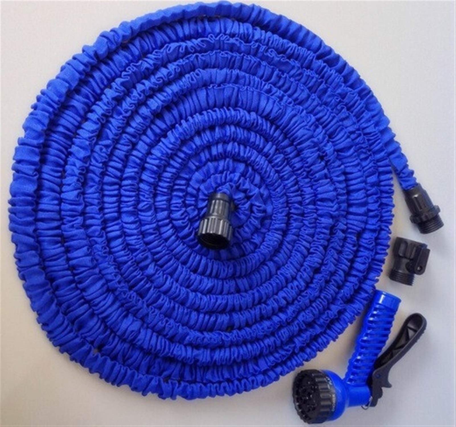 Expandable Magic Garden Hose 200FT - Flexible, Lightweight Water Hose with Connector for Easy Watering - Blue - Perfect for Lawns, Gardens, and Outdoor Cleaning