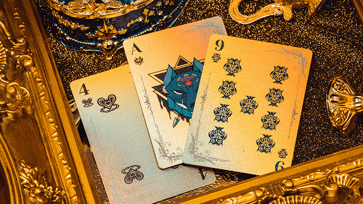 Wonder Journey Premium Golden Playing Cards - Luxury Poker Deck for Magic Tricks, Card Games & Collectors | Perfect for Parties, Casino Nights & Gifts