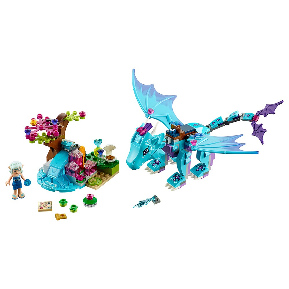 LEGO Elves The Water Dragon Adventure 41172 Building Kit – Fantasy Dragon Toy Set with Mini Dolls for Creative Play – Perfect for Kids' Birthday Gifts & Collectors