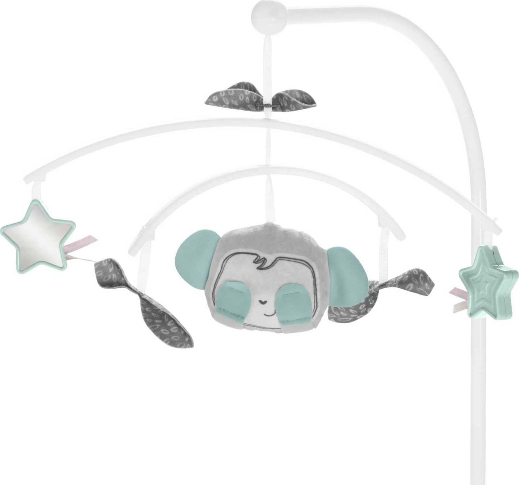 Fisher-Price Sweet Snugamonkey Baby Bedside Sleeper with Soothing Motions, Lights, Music & Vibrations - Bassinet with Toy Mobile for Newborns 0+ Months | Perfect for Nighttime Comfort & Nursery Decor