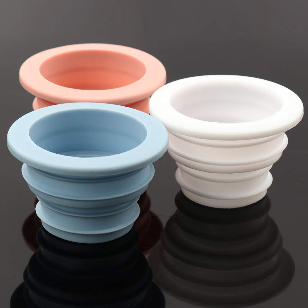 OLWICK® 2-Pack Silicone Hose Deodorant Drain Pipe Plug Sewer Seal Ring - Universal Fit for Washing Machine, Laundry Room, Bathroom & Bathtub - Prevents Odors & Leaks - Durable Waterproof Seal for Home Plumbing