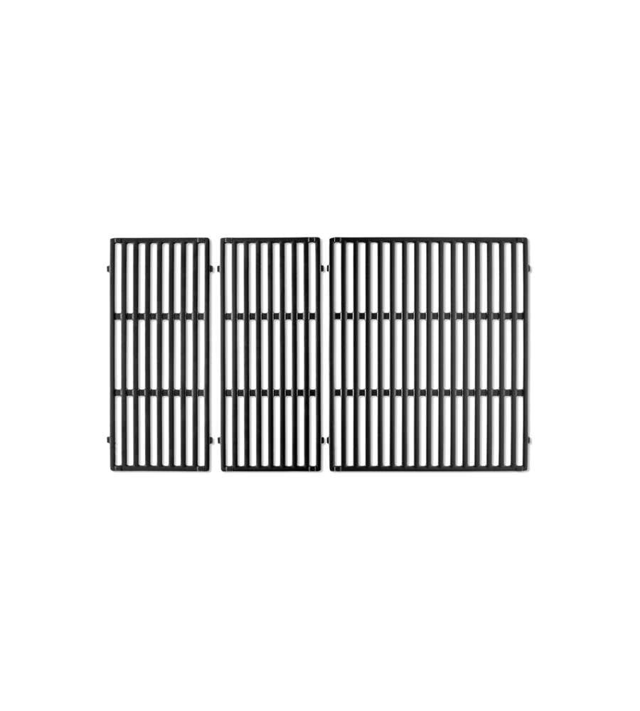 Weber Crafted Porcelain-Enameled Cast-Iron Cooking Grates for Genesis 400 Series Grill | Durable BBQ Grates for Outdoor Cooking, Grilling Steaks & Vegetables