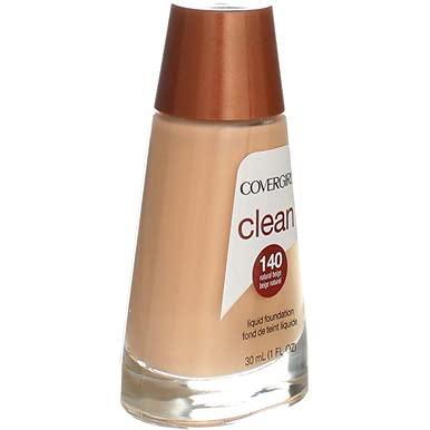 Cover Girl 00416 Natural Beige Clean Liquid Makeup Foundation - Lightweight, Oil-Free Formula for Flawless Coverage | Perfect for Everyday Wear & Professional Makeup Looks