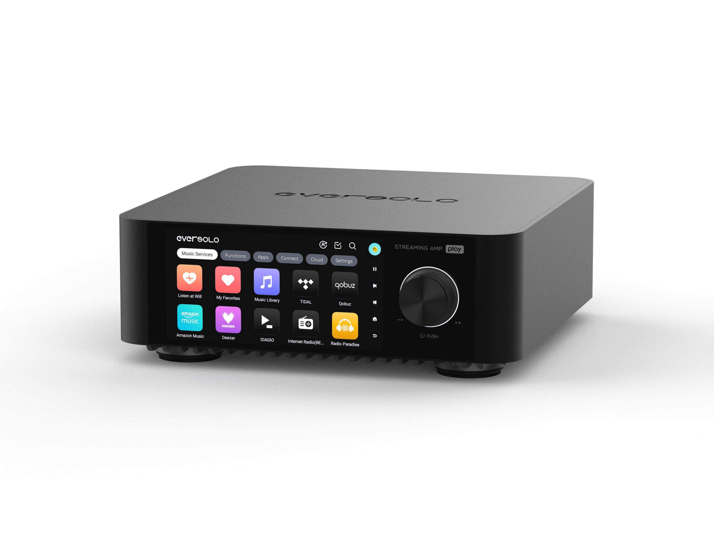 Eversolo Play Stereo Integrated Amplifier - High-Fidelity Audio for Home Theater & Music Listening