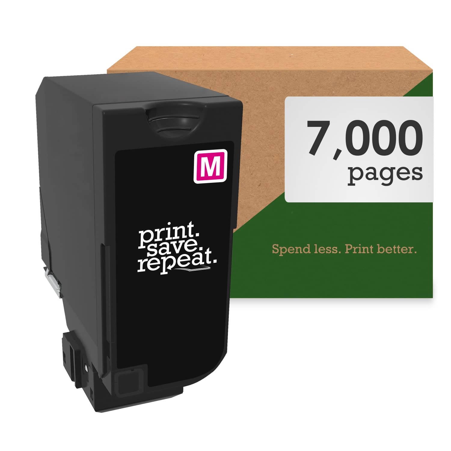 Lexmark 74C1SM0 Magenta Toner Cartridge - Compatible with CS720, CS725, CX725 Laser Printers | High-Yield 7,000 Pages | Print, Save, Repeat | Perfect for Office Documents, Reports & Professional Printing