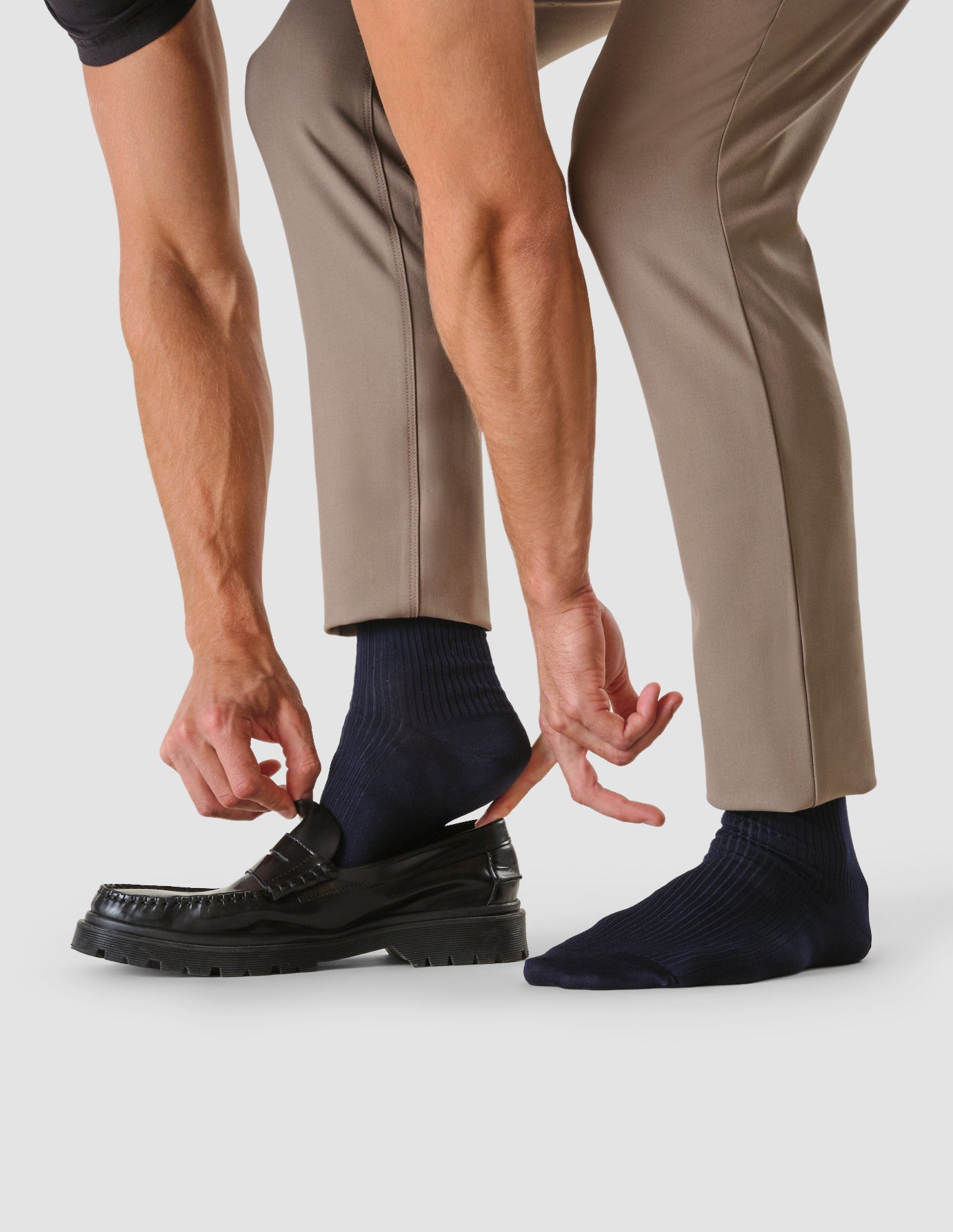 Sanitized® Silver Socks 2-Pack Navy - Odor Control & Antibacterial Socks for Men & Women - Perfect for Hiking, Running & Daily Wear